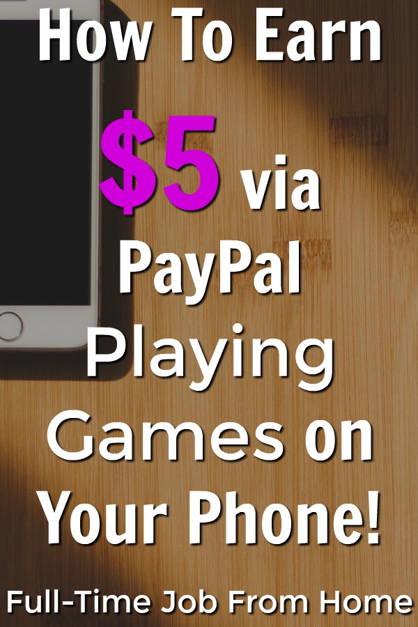 Learn How You Can Make $5 Payments Via PayPal by Playing Games on your phone with the Money App!
