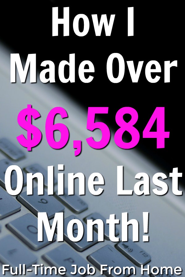 Are you interested in making money online and working from home? Learn How I Made Over $6,584 Last Month Online and How You Can Get Started For Free!