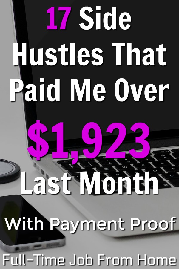 If you're looking to make extra money online, you're in the right place. I've put together a list of 17 sites that paid me over $1,923 in January!