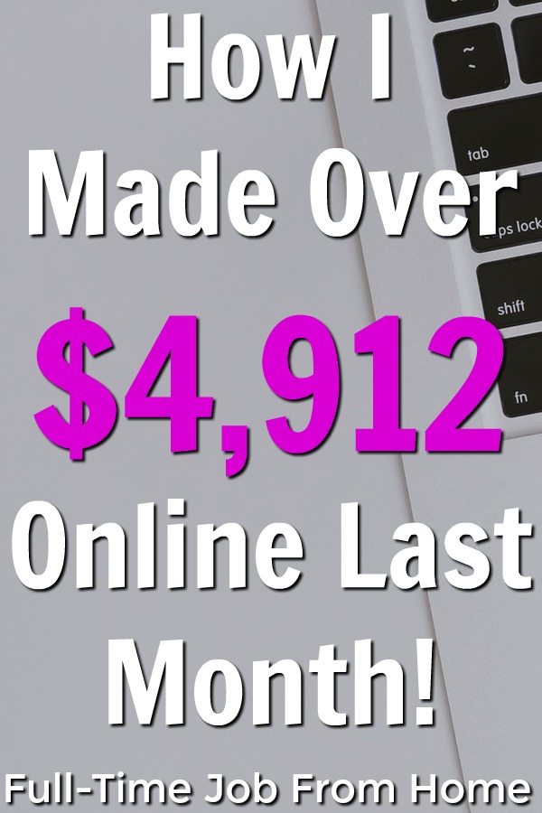 If you're looking to make money online or work from home, check out how I made over $4,912 online last month and how you can get started too for free!