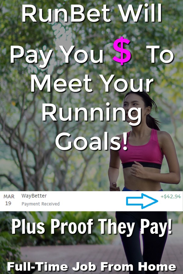 If you're looking for extra motiviation to meet your running goals, I have a perfect app for you! RunBet will pay you cash via PayPal if you meet your running goals!