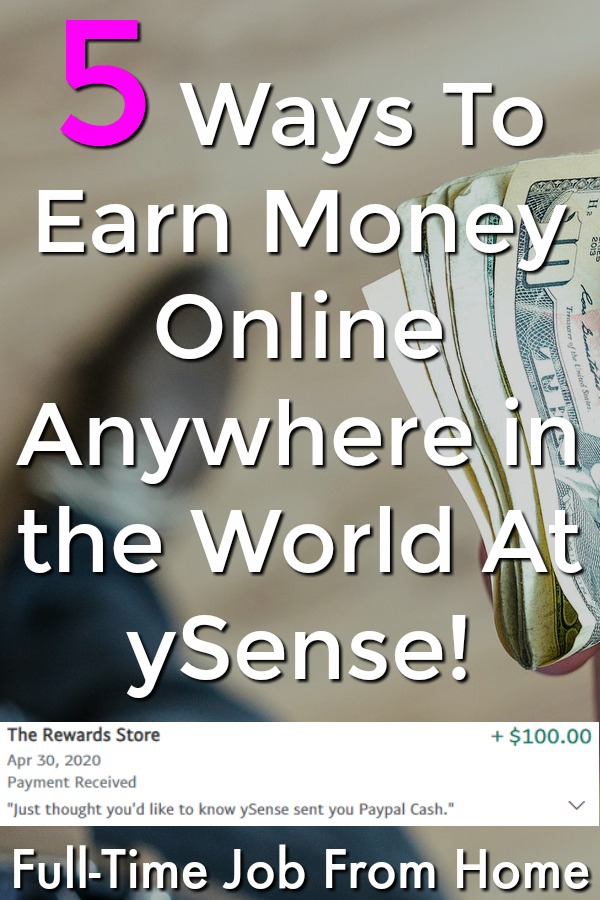 Are you interested in maknig money online? At ySense you can make money anywhere in the world and I'll even show you they are legitimate and pay!