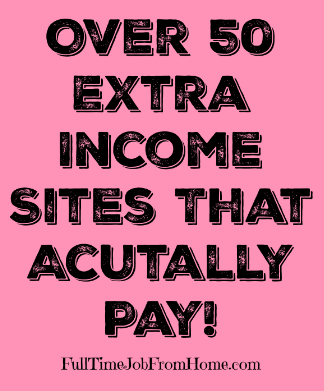 If you're looking to make extra money online, here's a list of over 50 extra income sites I use to make money online and they're all scam free and actually pay! 