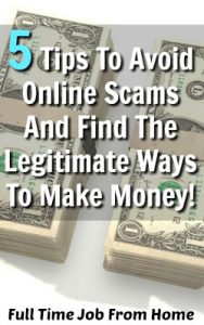 How To Avoid Online Scams! | Full Time Job From Home LLC