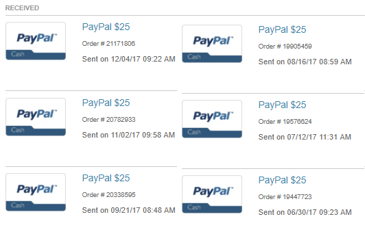 swagbucks paypal payments