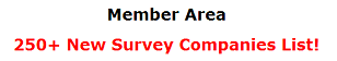 earn survey income members area