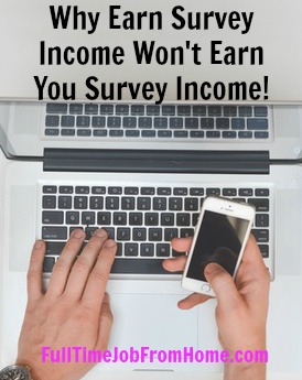 See Why Earn Survey Income is a scam and won't help you make money with paid online surveys. Plus learn where to find legitimate paid online survey sites