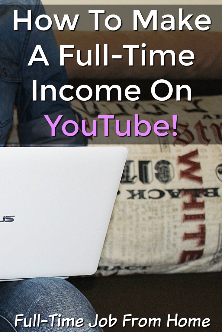 Did you know you could make a full-time income on YouTube? Use add revenue and affiliate marketing to make money with YouTube!