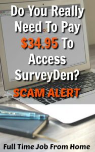 Why Survey Den Won't Help You Make More With Paid Online Surveys!