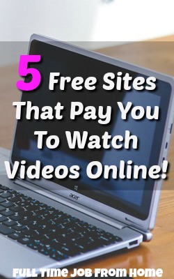 Do you watch videos online? Bet You Don't Get Paid To Watch Them, Here's 5 Free Sites That Will Pay You To Watch Videos!