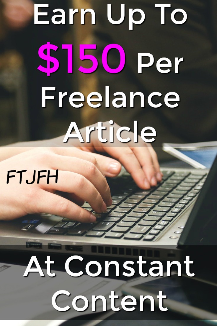 Learn How You Can Make Up To $150 Freelance Writing At Constant Content!