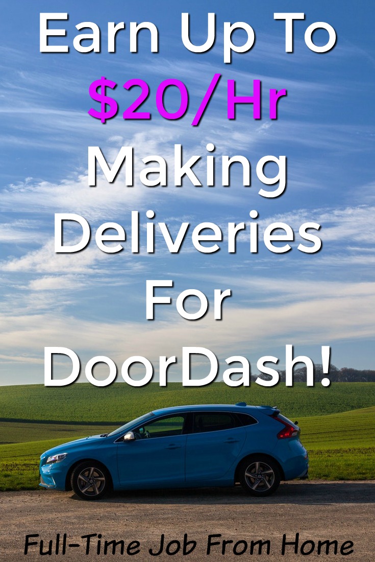 Learn How You Can Make Up To $20 an Hour Making Deliveries In Your City with DoorDash!