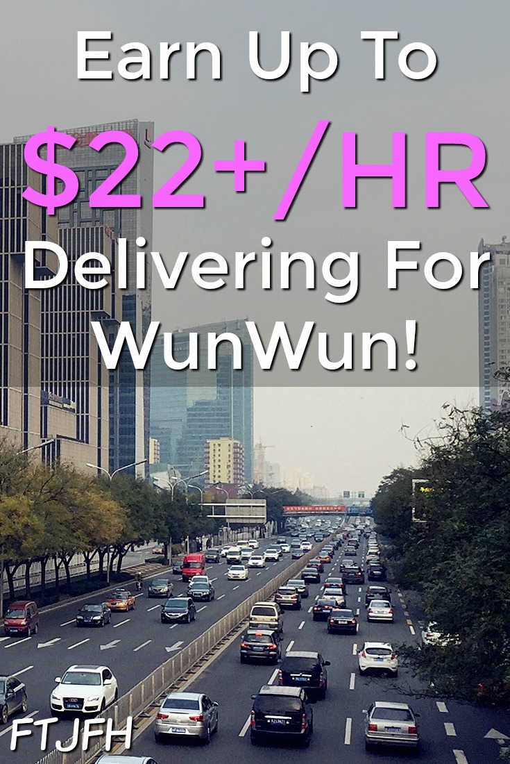 Did you know you could get paid to make deliveries in your city? With WunWun you could make up to $22 an hour!