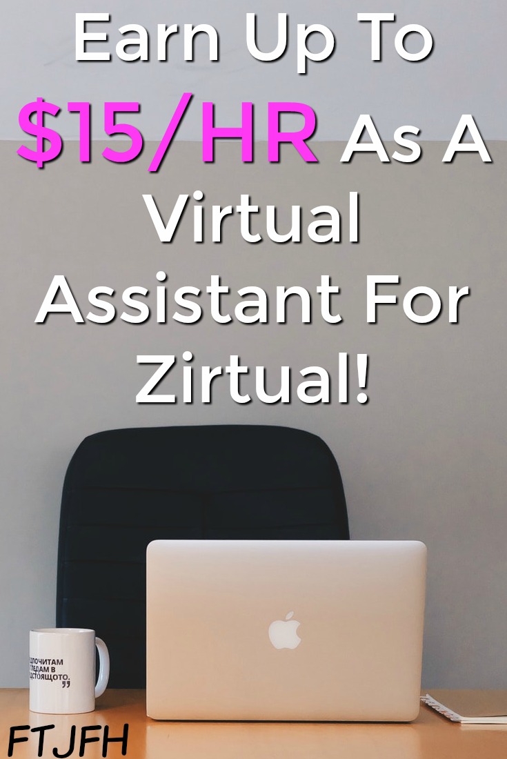 Learn How You Can Work At Home As A Virtual Assistant for Zirtual and make up to $15 an Hour!