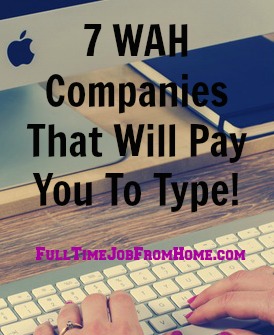 If you'd like to get paid to type, check out these 7 Work At Home data entry jobs! Most require no to little experience!