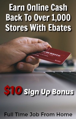 Learn How You Can Get Paid To Shop Online To Over 1,000 Stores With Ebates. $10 Sign Up Bonus, Payments Made Via PayPal, Direct Deposit, and Mailed Check Quarterly!