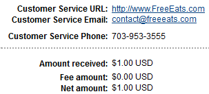 freeeats.com payment proof