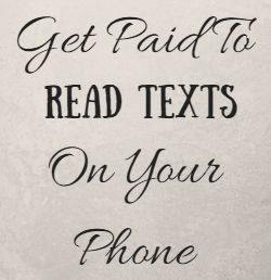 get paid to receive text messages on your cell phone