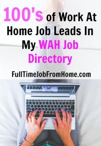 Gain Access To 100's of Work At Home Jobs Inside My Work At Home Jobs Directory!