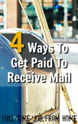 Learn 4 Ways You Can Get Paid To Receive Mail At Home Most Members Make Around $10 a Month or More Just For Being A Mail Decoy!