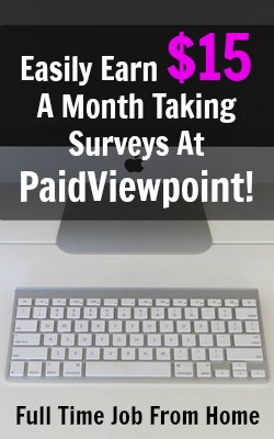 Check out my guide on how to earn more money at PaidViewpoint. PaidViewpoint is one of my favorite surveys sites because every survey is short usually 10 questions and you qualify for every survey they send you!