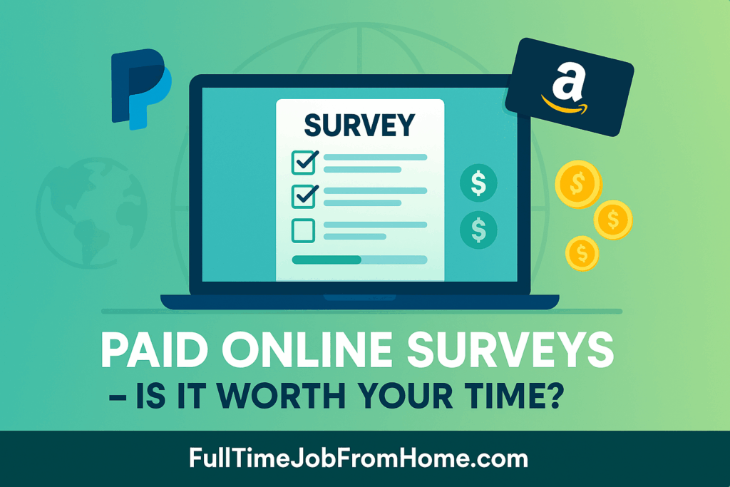 The Truth About Paid Online Surveys are they worth your time