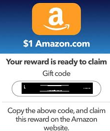 featurepoints $1 Amazon gift card payment proof