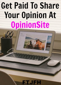 Did you know you can get paid to share your opinion of products and companies at OpinionSite. Take Surveys To Get Paid $10 Via Check!