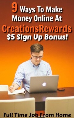 CreationsRewards is a Rewards Site That Offers 9 Ways To Earn Plus Has PayPal Start At $5!