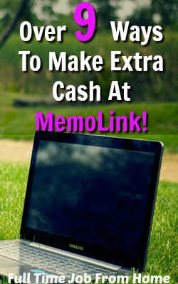 MemoLink offers over 9 ways to make an extra income online including shopping, watching videos, and referring friends!