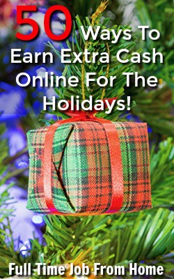 The Holidays are right around the corner, which means extra money spent on gifts! If you're looking for extra money, there's tons of ways to make some online. Here's 50 Ways To Make An Extra Income Online For the Holidays!