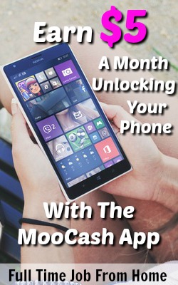 Learn How You Can Make $2-$5 a Month Just By Unlocking Your Android Phone With the MooCash App!