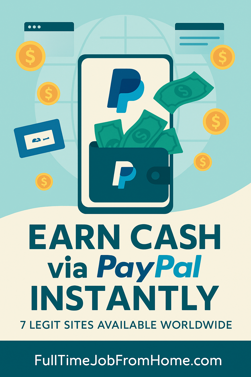 Earn Cash Via PayPal Instantly. 7 Sites that Pay Fast 