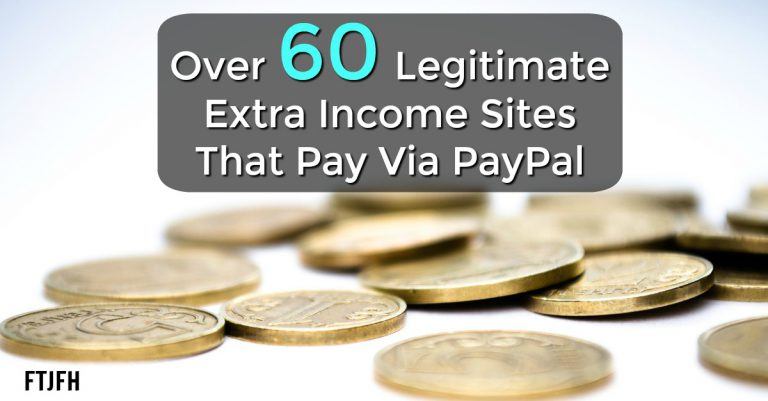 Here're over 60 ways you can make an extra income online and they all pay via PayPal within a few days of cashing out!