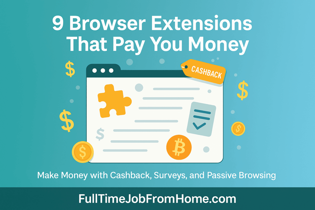 Make money with browser extensions