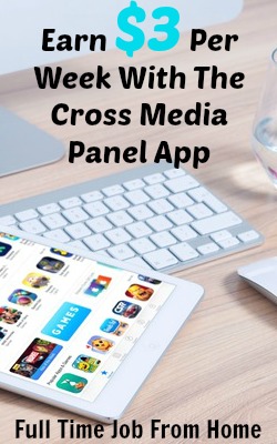 Learn How You Can Earn Up To $3 A Week By Installing the Cross Media Panel App On Your Browser, Phone, and Tablet!