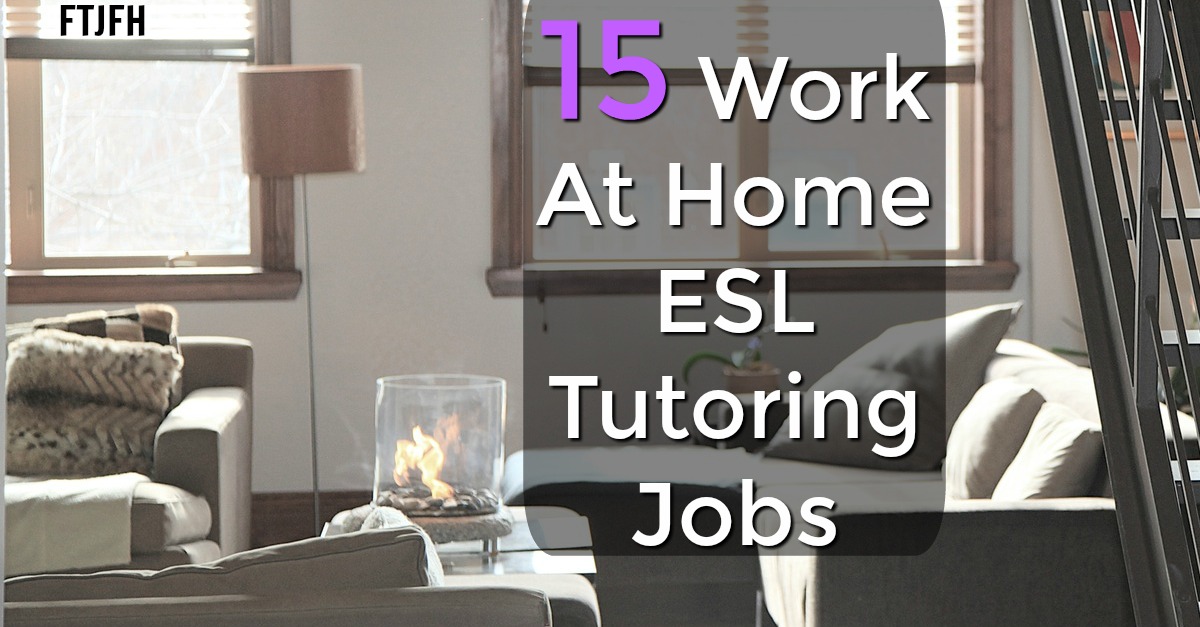 Are you looking for an online ESL tutoring job? Here's a list of 15 legitimate ESL Tutoring Jobs that pay $10-$18 an hour!