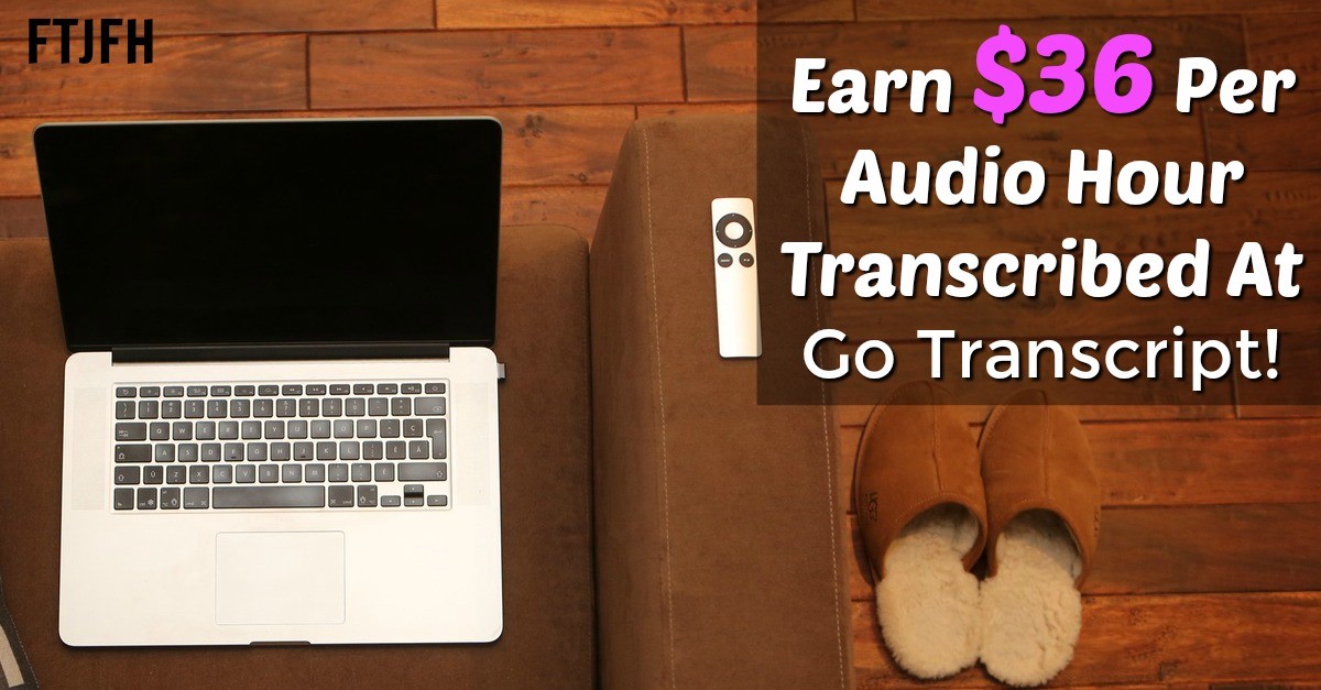 Get Paid $.60 Per Audio Minute Transcribed working at Go Transcript. No Experience Needed. Pays Weekly Via PayPal