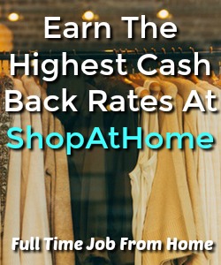 Learn How You Can Earn CashBack For Your Online Shopping At ShopAtHome. Has Some Of the Highest Cash Back Rates Available!