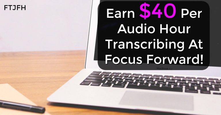 Learn How You Can Make $40 Per Audio Hour Transcribed At Focus Forward!