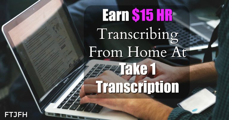 Learn How You Can Work At Home Transcribing TV and Entertainment Files at Take 1!