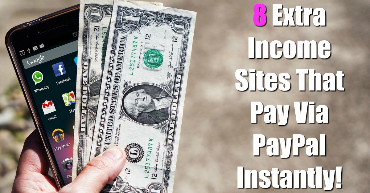 Are You Interested In Making Extra Money online? One of the worst parts is waiting for your earnings, but not with these sites! Here're 8 Sites That Pay Via PayPal Instantly!