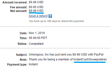 ics payment proof