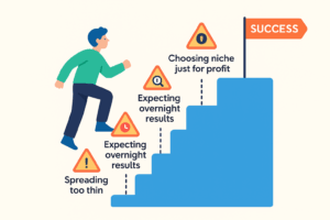 Common Pitfalls with earning a passive income with a website 