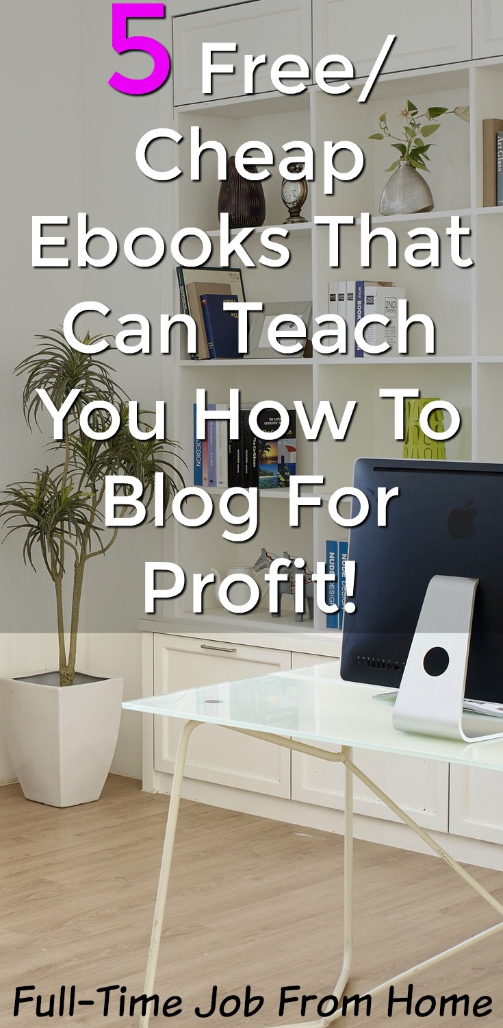 Are you looking to learn how to start a blog and make money? There're several awesome courses that will teach you but some of them are expensive! Here're 5 cheap or free ebooks you can use to learn how to make money blogging!