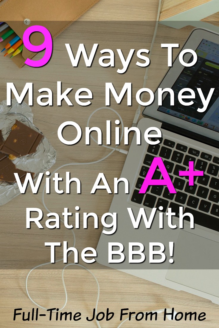 Are you looking to make money online? There're tons of online scams that you need to avoid. Check out this list of 9 legitimate sites that have a high rating with the Better Business Bureau! I'll even show you proof they pay!