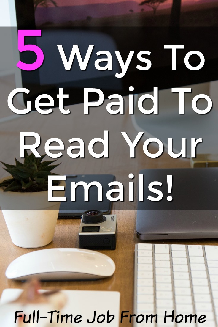 Did you know you could get paid to read emails? With these 5 extra income sites you can earn a side income just by opening their emails!