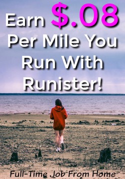 Do you like to run? Learn How You Can Earn $.08 For Every Mile You Run While Using the Runister App! Get Paid Via PayPal Once You Earn $5!