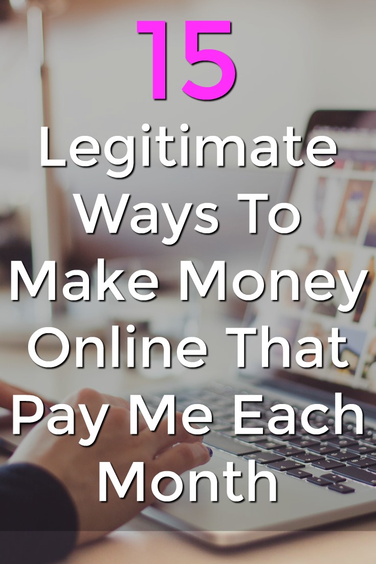 Do you want to make money online? Make sure to check out these 15 legitimate sites that pay me each month. I've included payment proof so you know you can make money and actually get paid!