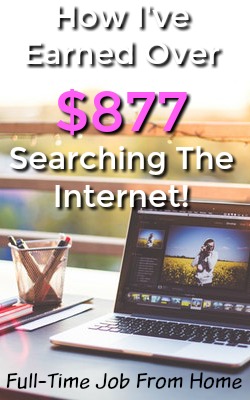 Did you know you could get paid to search the internet? With Swagbucks I've made over $877 just by using their search engine. I'll show you proof and that I've been paid via PayPal!